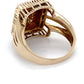 10K Yellow Gold Diamond Gentleman's Ring; 4.6DWT; Size 8