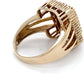 10K Yellow Gold Diamond Gentleman's Ring; 4.6DWT; Size 8