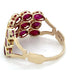10K Yellow Gold & Ruby Lady's Ring; 1.8DWT: Size 9