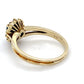 14K Yellow Gold Diamond & Sapphire Lady's Ring; 2.1DWT; Size 6.5