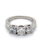 Platinum & Diamond Lady's Fashion Ring; 5.2DWT; Size 7