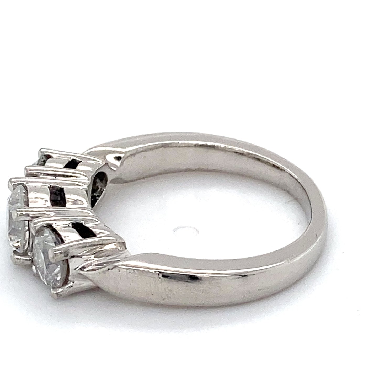 Platinum & Diamond Lady's Fashion Ring; 5.2DWT; Size 7