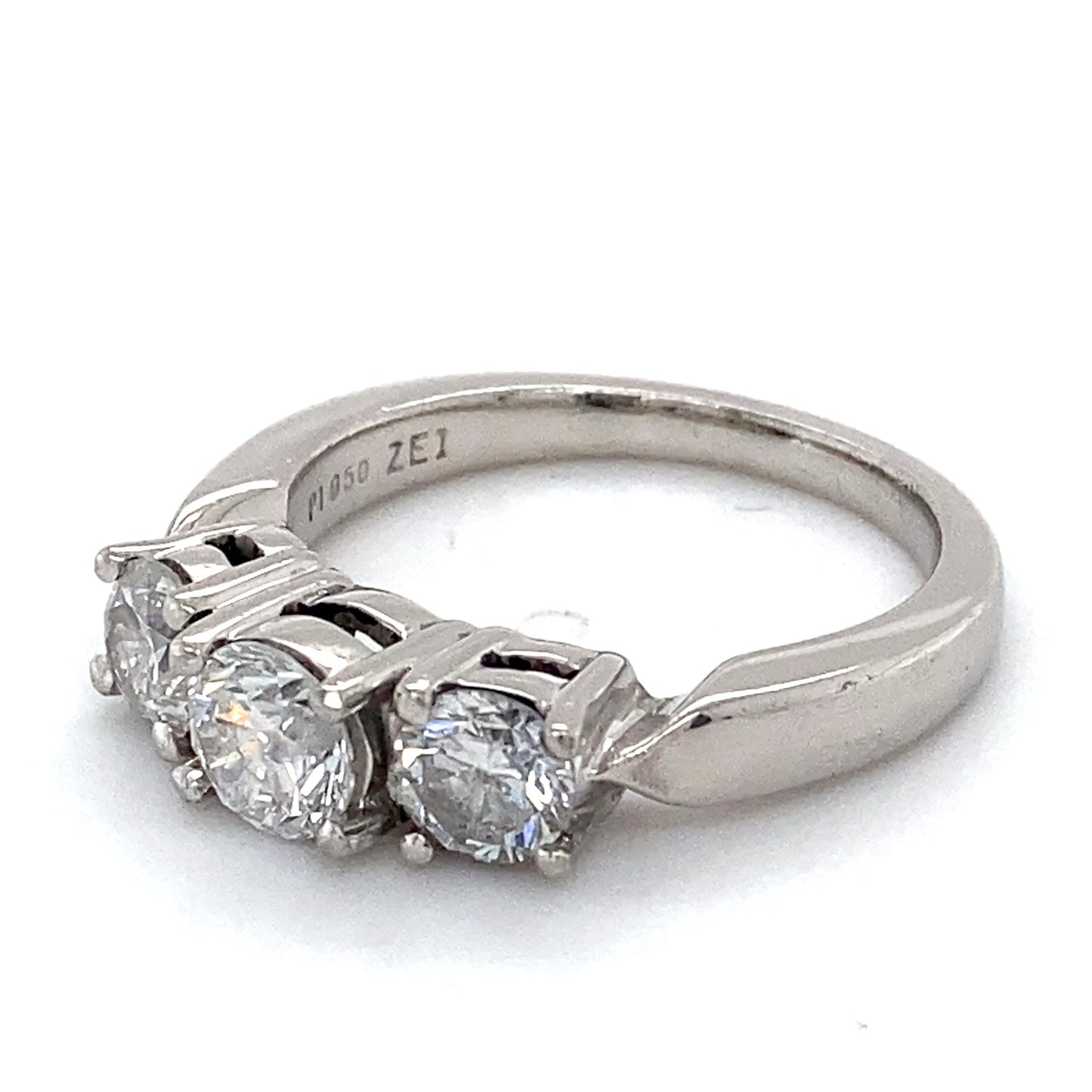 Platinum & Diamond Lady's Fashion Ring; 5.2DWT; Size 7