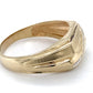 10K Yellow Gold Diamond Gentleman's Ring; 2.8DWT; Size 12.5