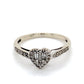 14K White Gold Diamond Lady's Fashion Ring; 1.3DWT; Size 7
