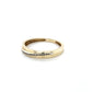 10K Yellow Gold Diamond Accent Wedding Band; 0.10 CTW; 2.2g; Size 10.5