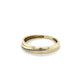 10K Yellow Gold Diamond Accent Wedding Band; 0.10 CTW; 2.2g; Size 10.5