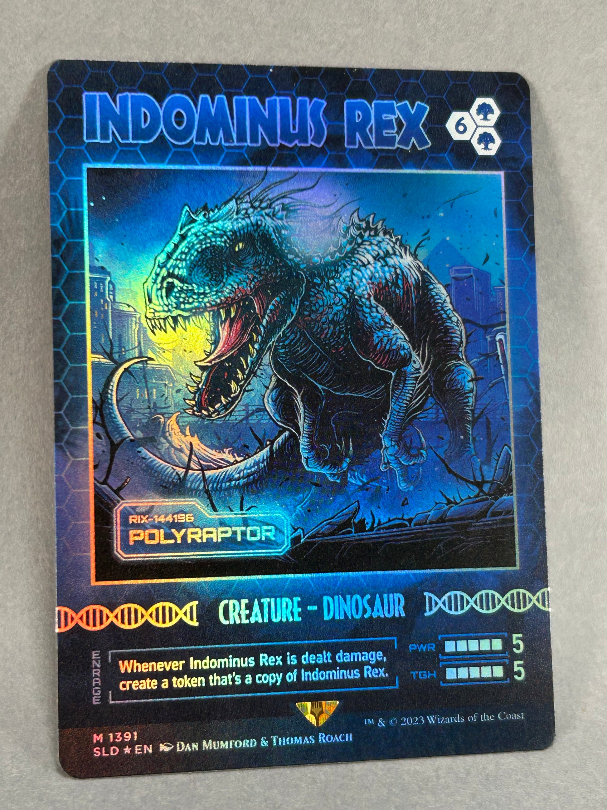 MTG Indominus Rex (Foil) | Jurassic World Collection | Magic: The Gathering #1391