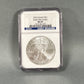 NGC Graded 2010 $1 Silver Eagle MS 69