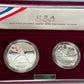 United States Mint 1992 Olympic Silver Coins (2)