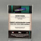 Topps Finest Jacob Young Autograph 02/50 Foil Card
