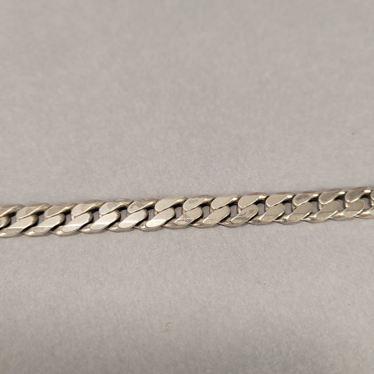 28" Heavy Sterling Silver Curb Link Chain 83g
