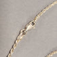 16" Sterling Silver Chain With Sterling Silver Multi-Color Stones Pendant