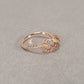 14k Rose Gold & Diamond Lady's Ring 2.1g