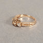 14k Rose Gold & Diamond Ring 2.9g