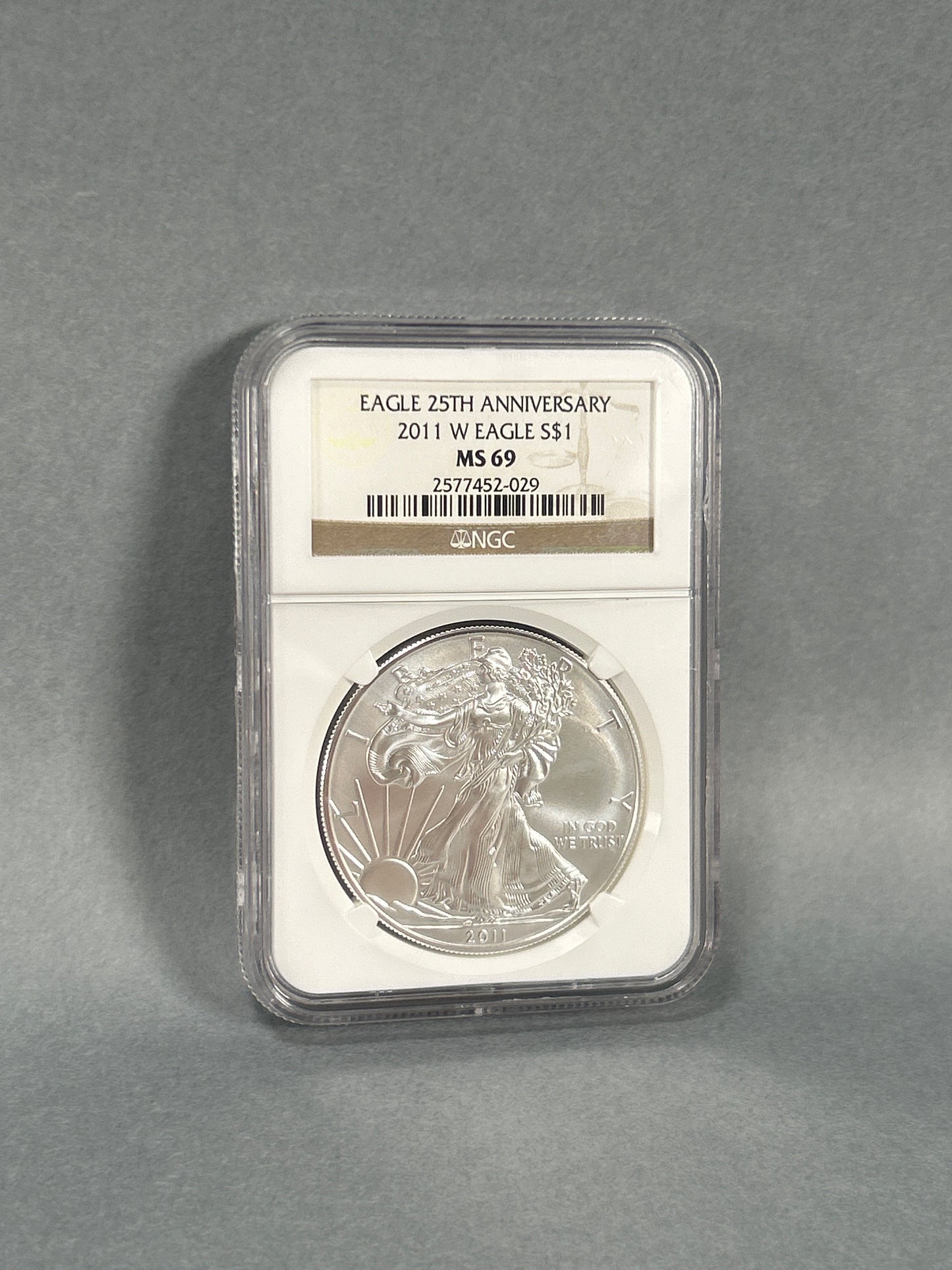 NGC Graded 2011 $1 Silver Eagle MS 69