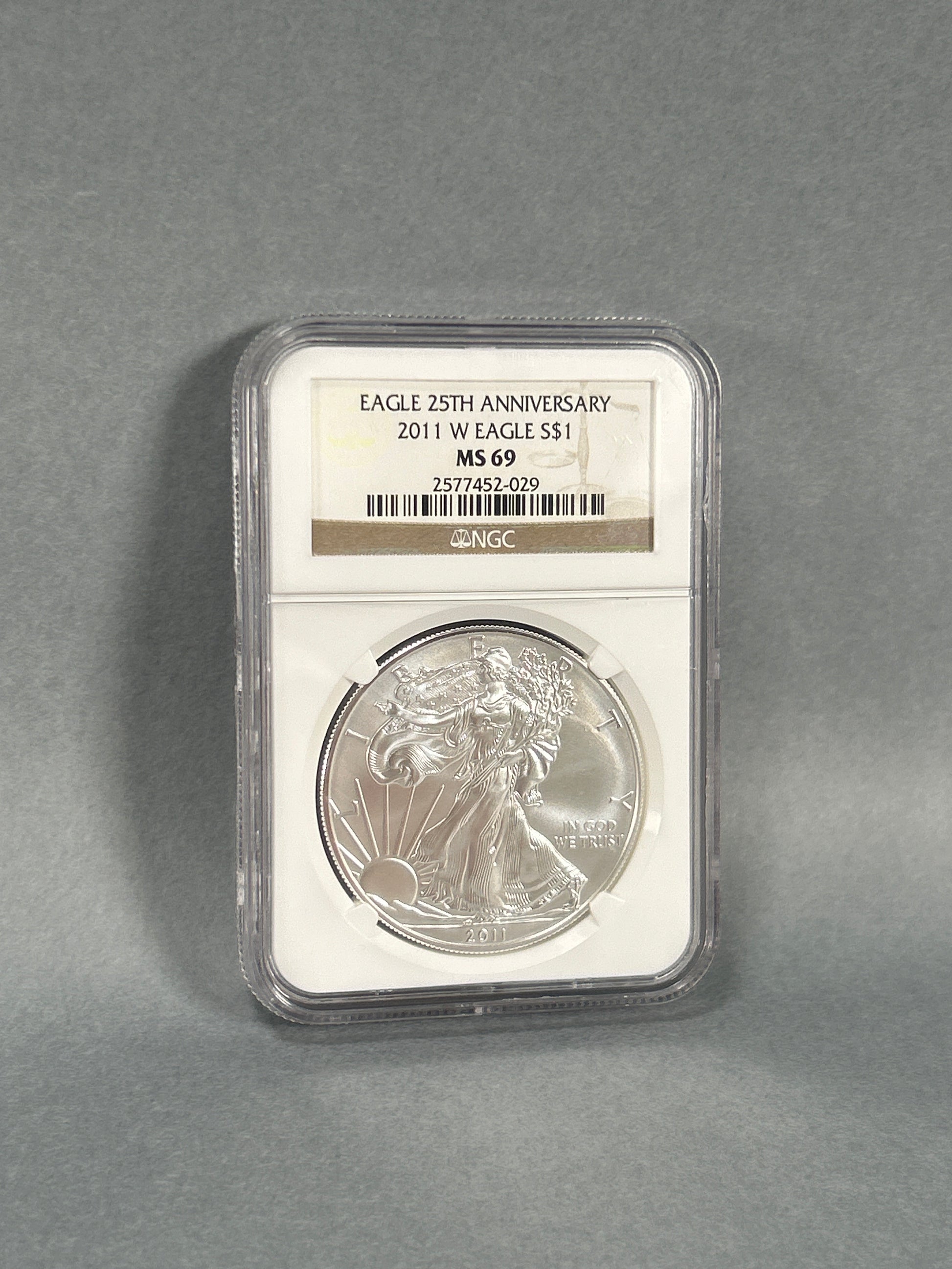 NGC Graded 2011 $1 Silver Eagle MS 69