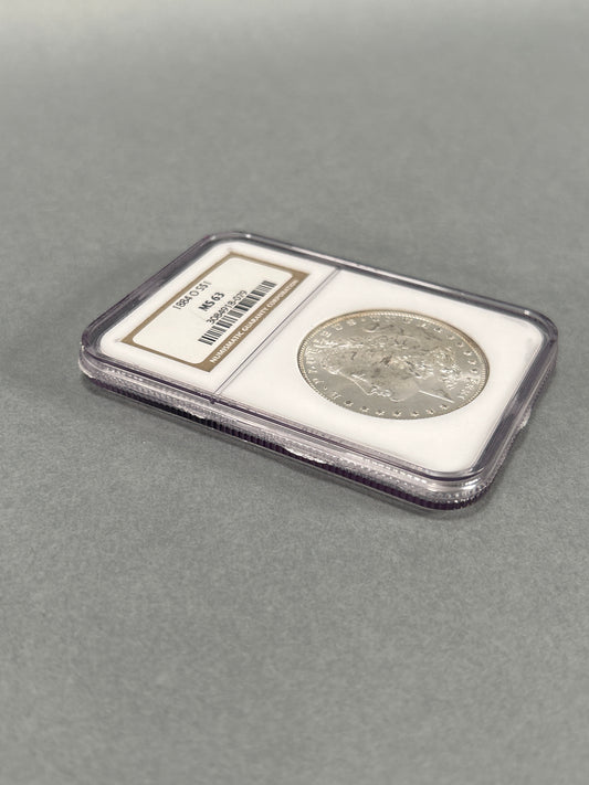 NGC Graded 1884-O Silver Morgan Dollar MS 63