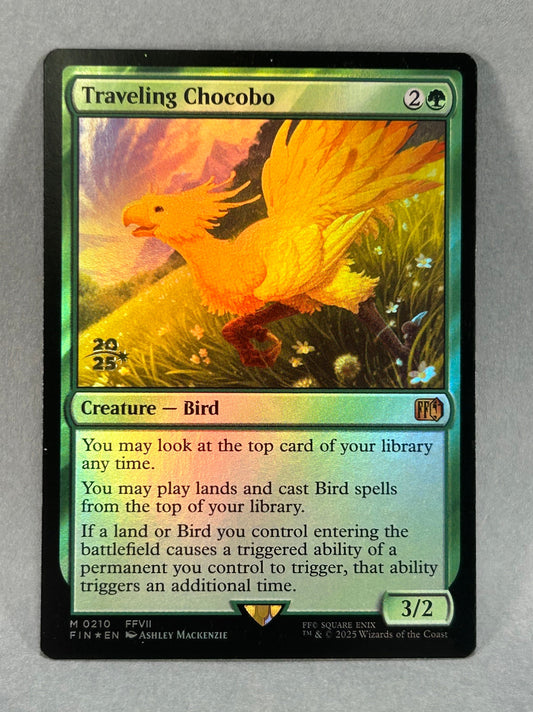 MTG Traveling Chocobo (Foil) | Final Fantasy VII | Magic: The Gathering #0210