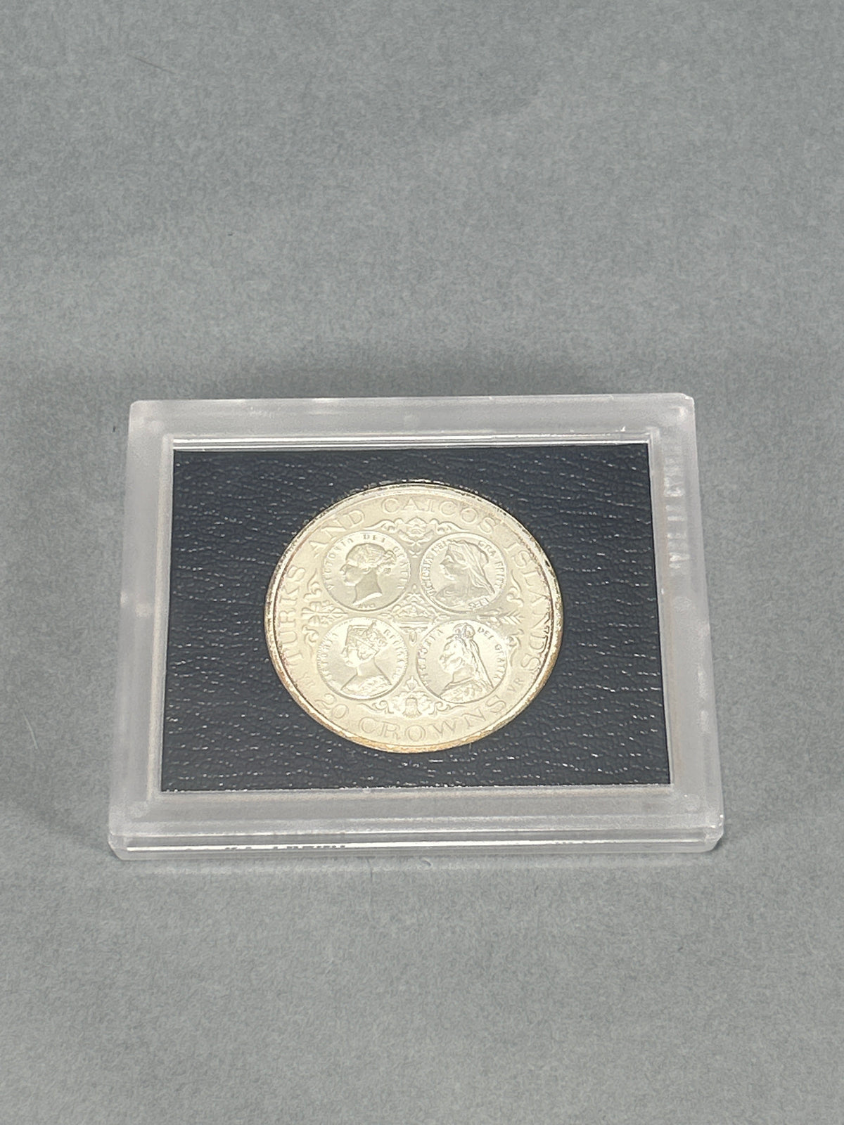 1976 Turks and Caicos 20 Crowns 1.15 oz Coin