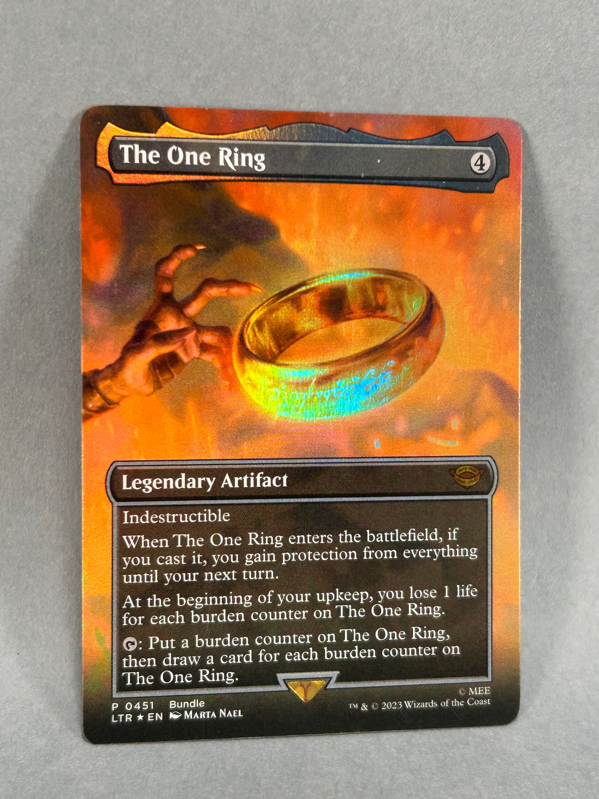 The One Ring (Foil) | The Lord of the Rings: Tales of Middle-earth | Magic: The Gathering #0451