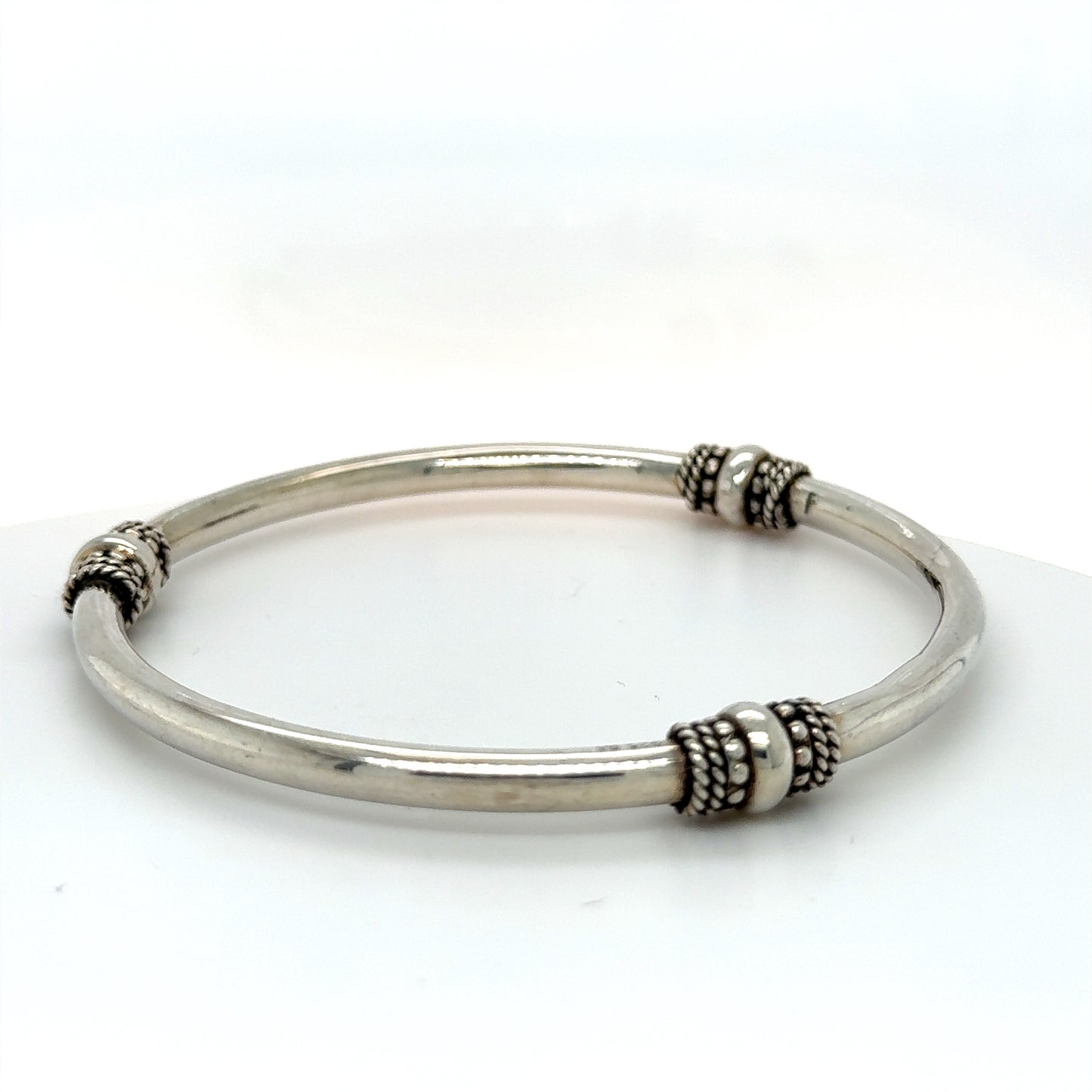 925 Sterling Silver Bangle; 16.3g