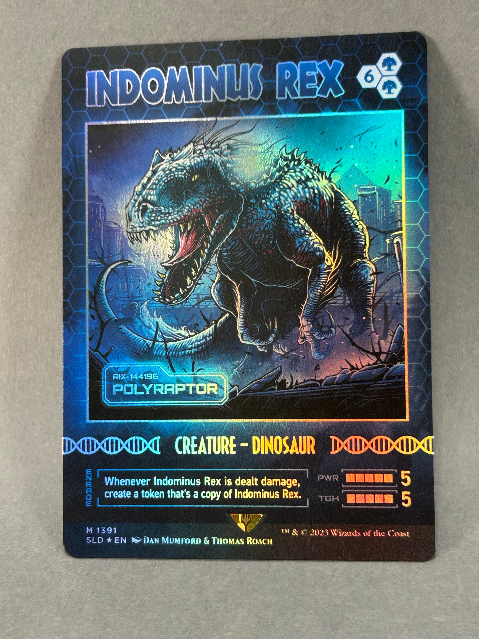 MTG Indominus Rex (Foil) | Jurassic World Collection | Magic: The Gathering #1391