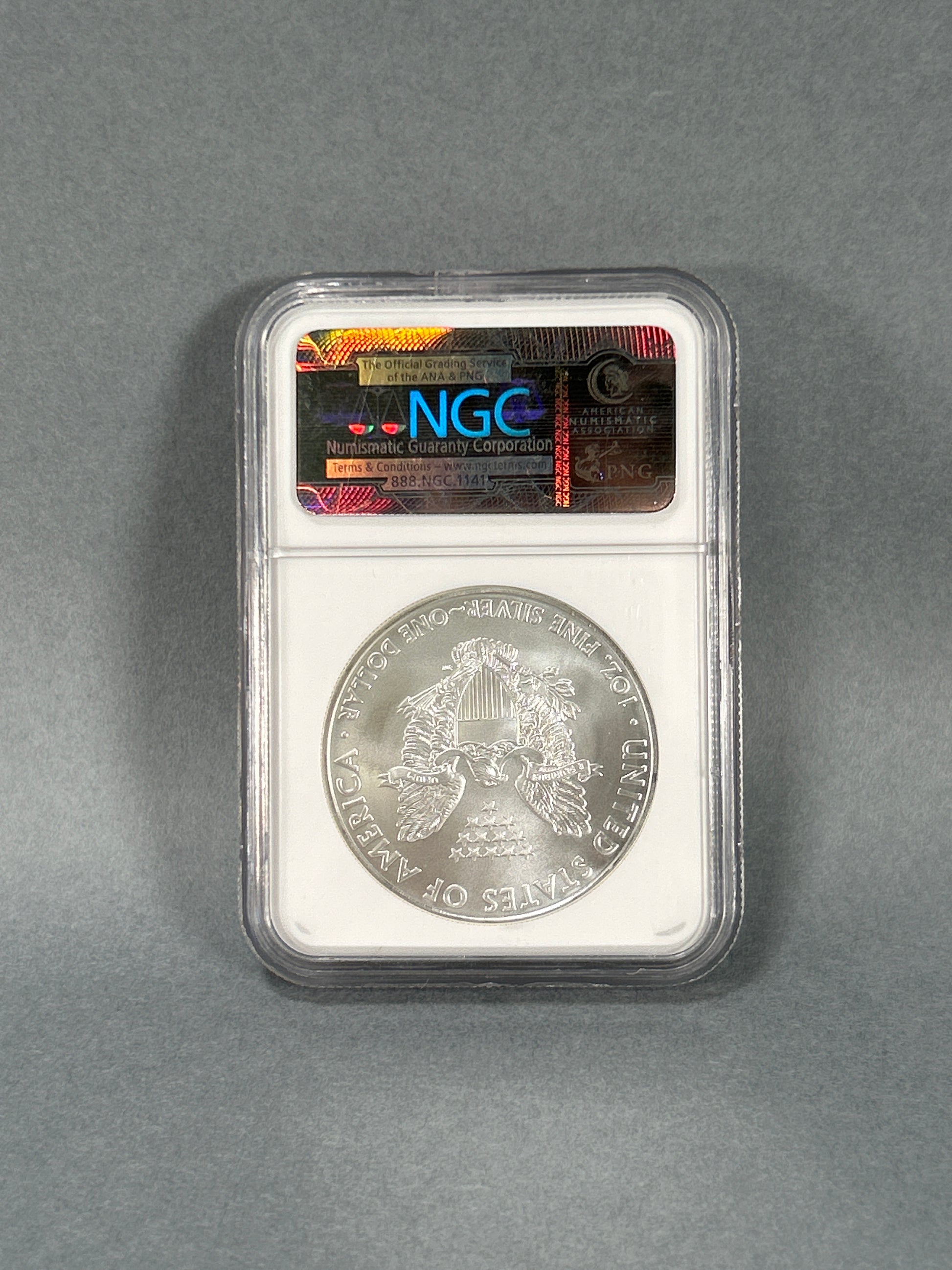 NGC Graded 2010 $1 Silver Eagle MS 69