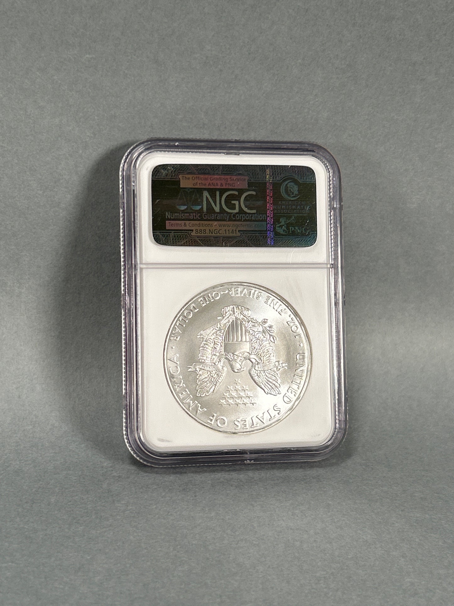 NGC Graded 2010 $1 Silver Eagle MS 69