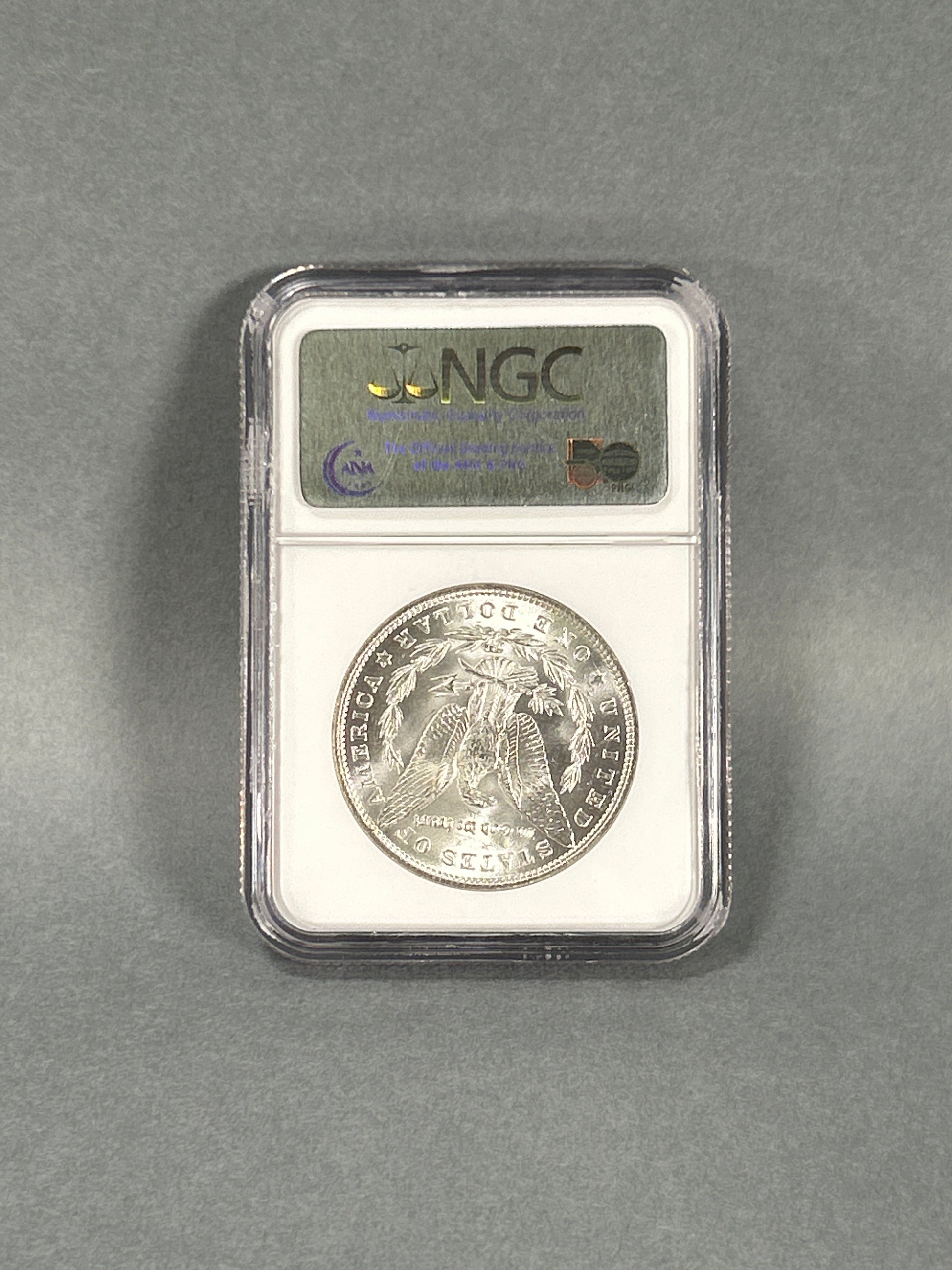 NGC Graded 1885 Silver Morgan Dollar MS 63