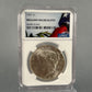 1925 Silver Peace Dollar NGC Brilliant Uncirculated