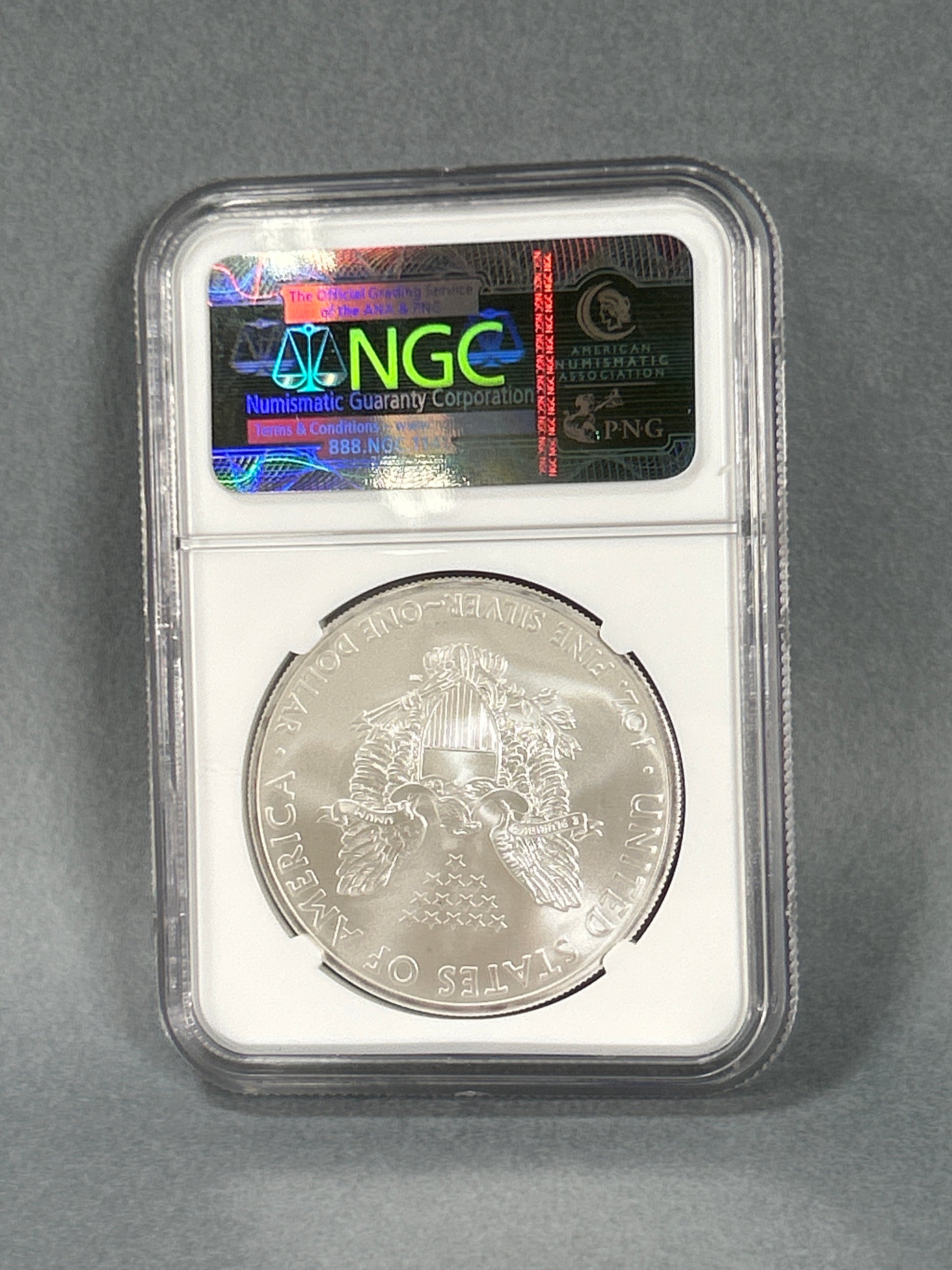 NGC Graded 2012 $1 Silver Eagle MS 69