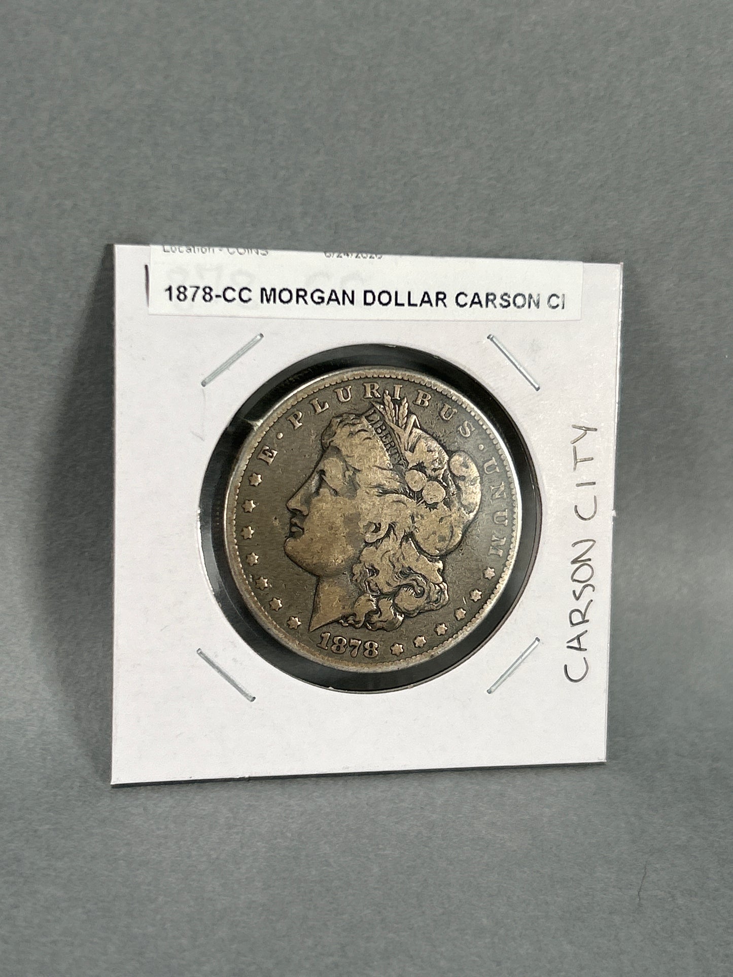 1878-CC Carson City Morgan Silver Dollar