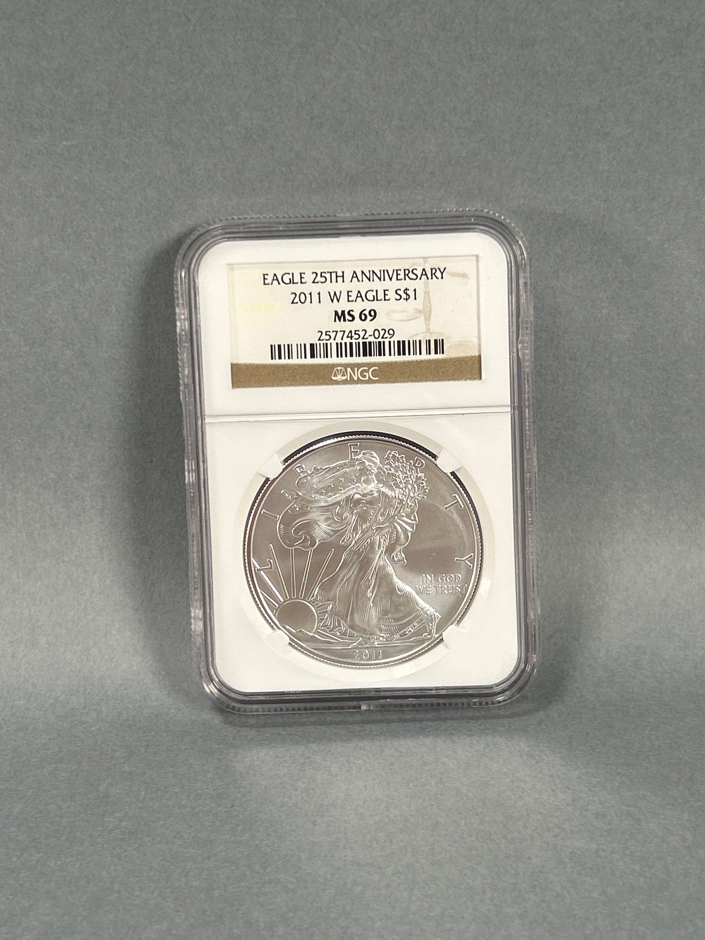 NGC Graded 2011 $1 Silver Eagle MS 69