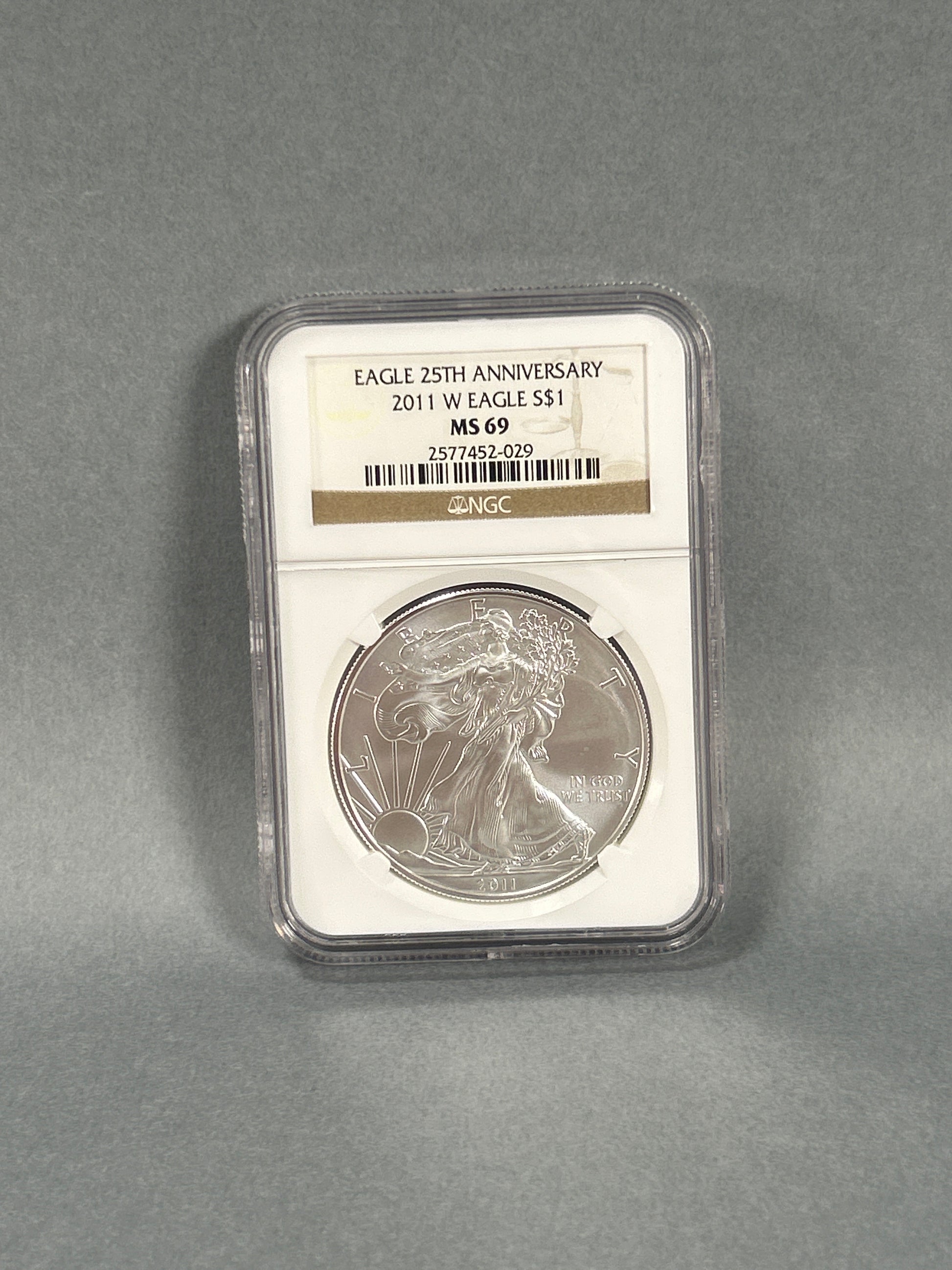 NGC Graded 2011 $1 Silver Eagle MS 69