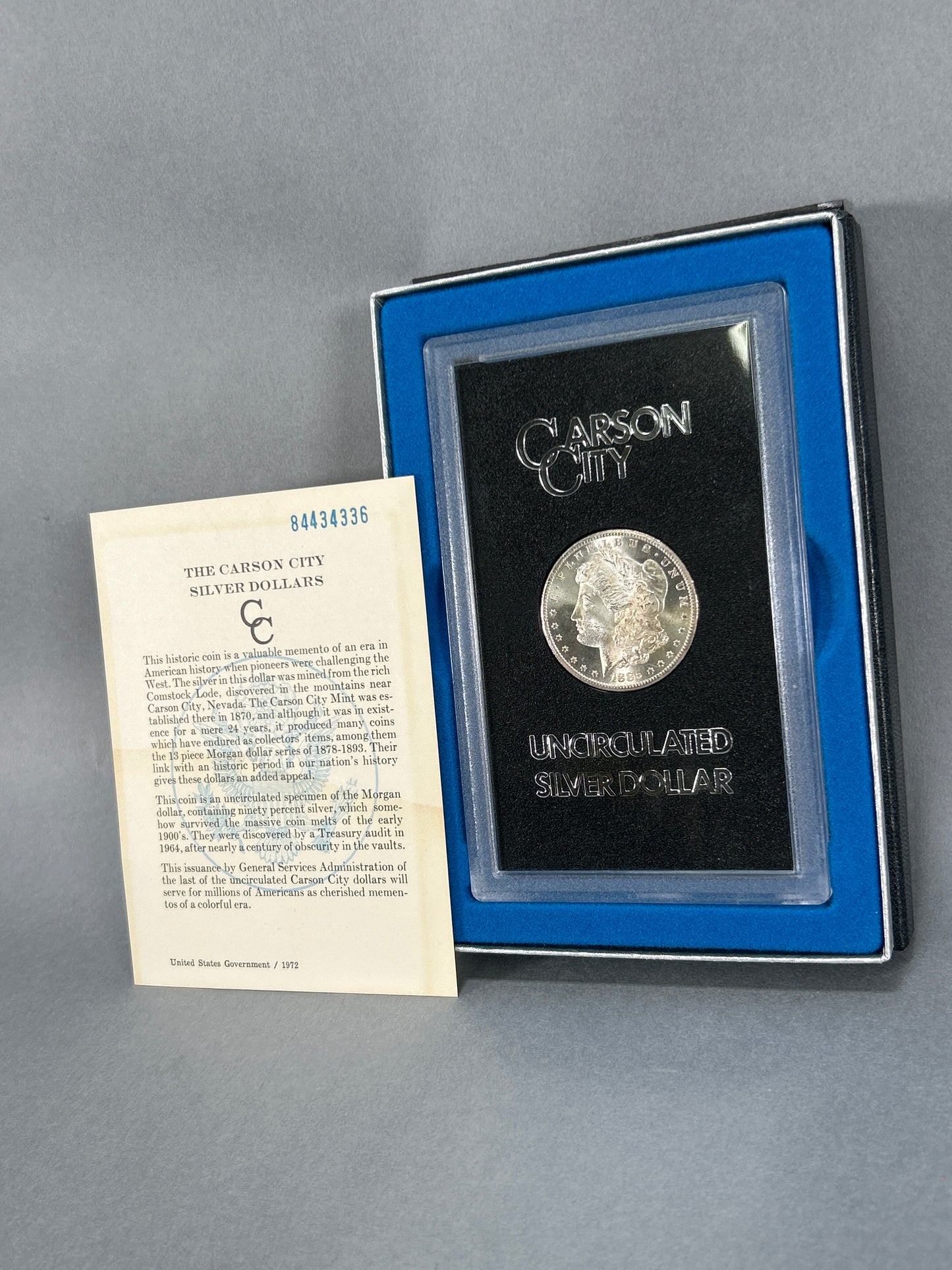 1885-CC Carson City Morgan Silver Dollar Uncirculated GSA Hoard Key Date