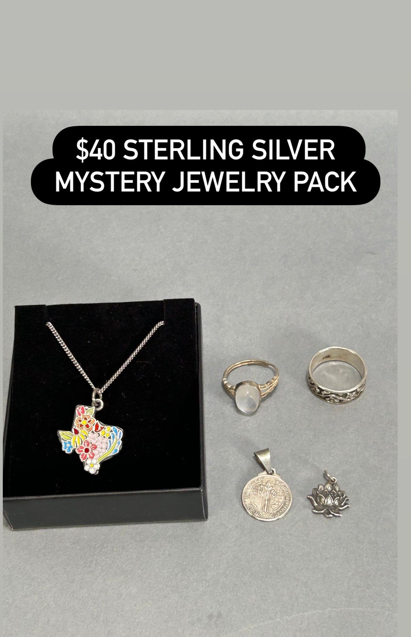 Mystery 925 Sterling Silver Jewelry Pack (Wearable Jewelry)