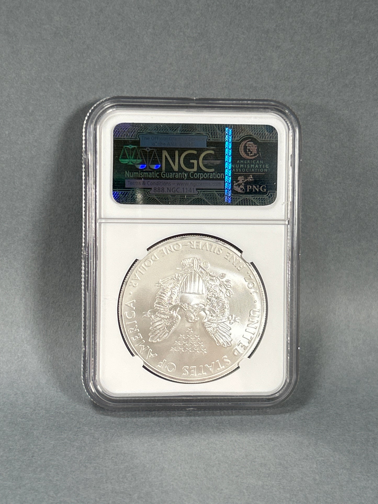 NGC Graded 2012 $1 Silver Eagle MS 69
