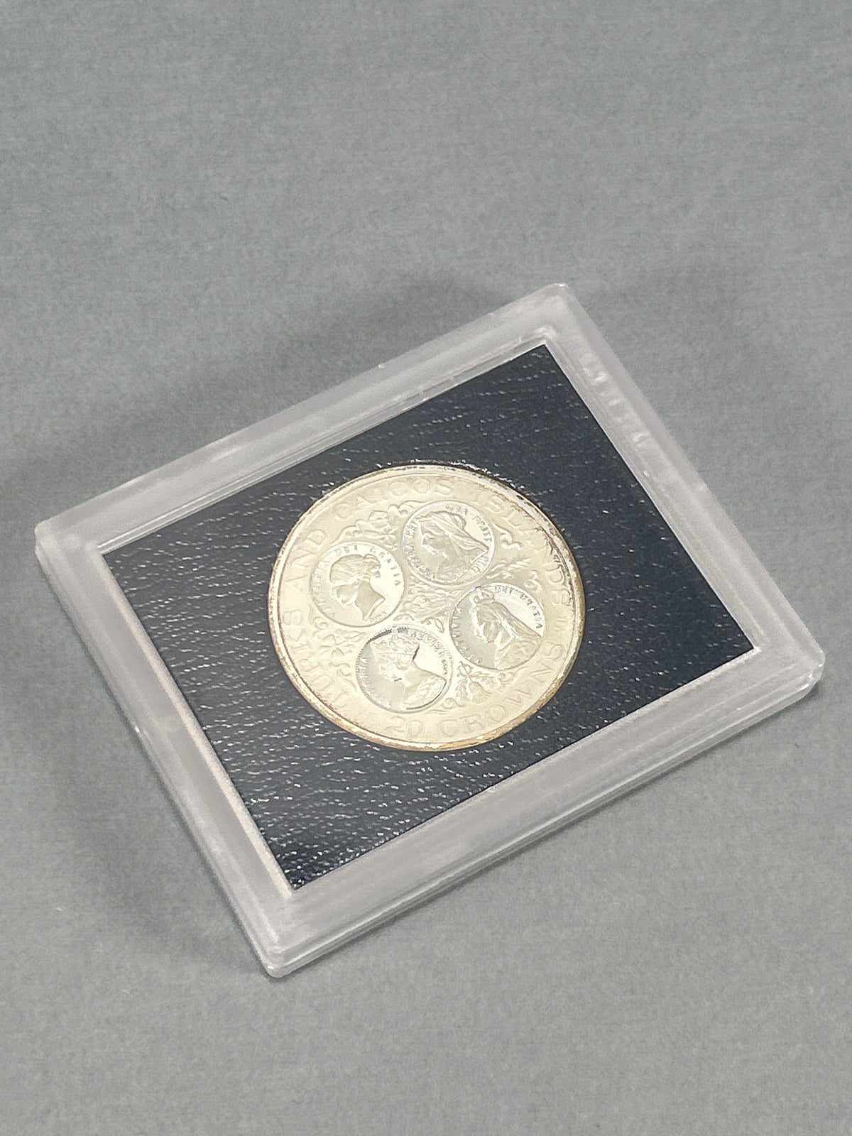 1976 Turks and Caicos 20 Crowns 1.15 oz Coin