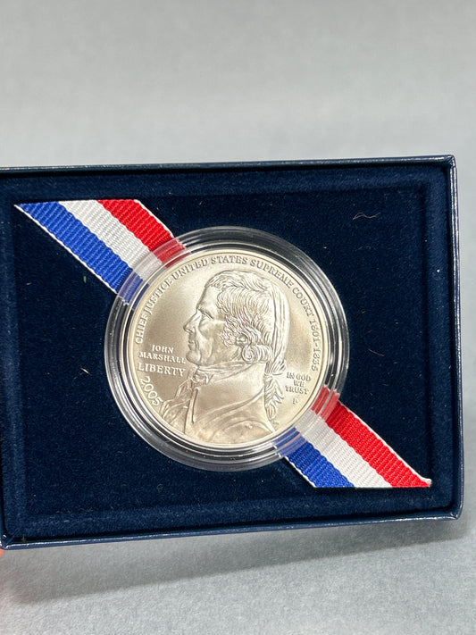 2005 Chief Justice John Marshall Silver Dollar
