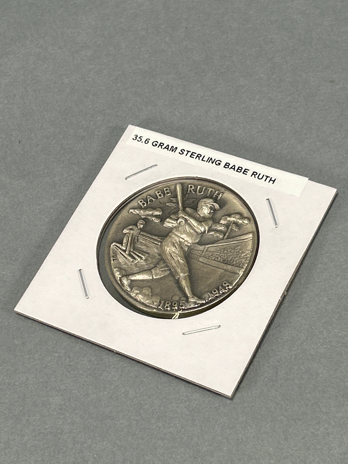 Sterling Silver Babe Ruth Coin