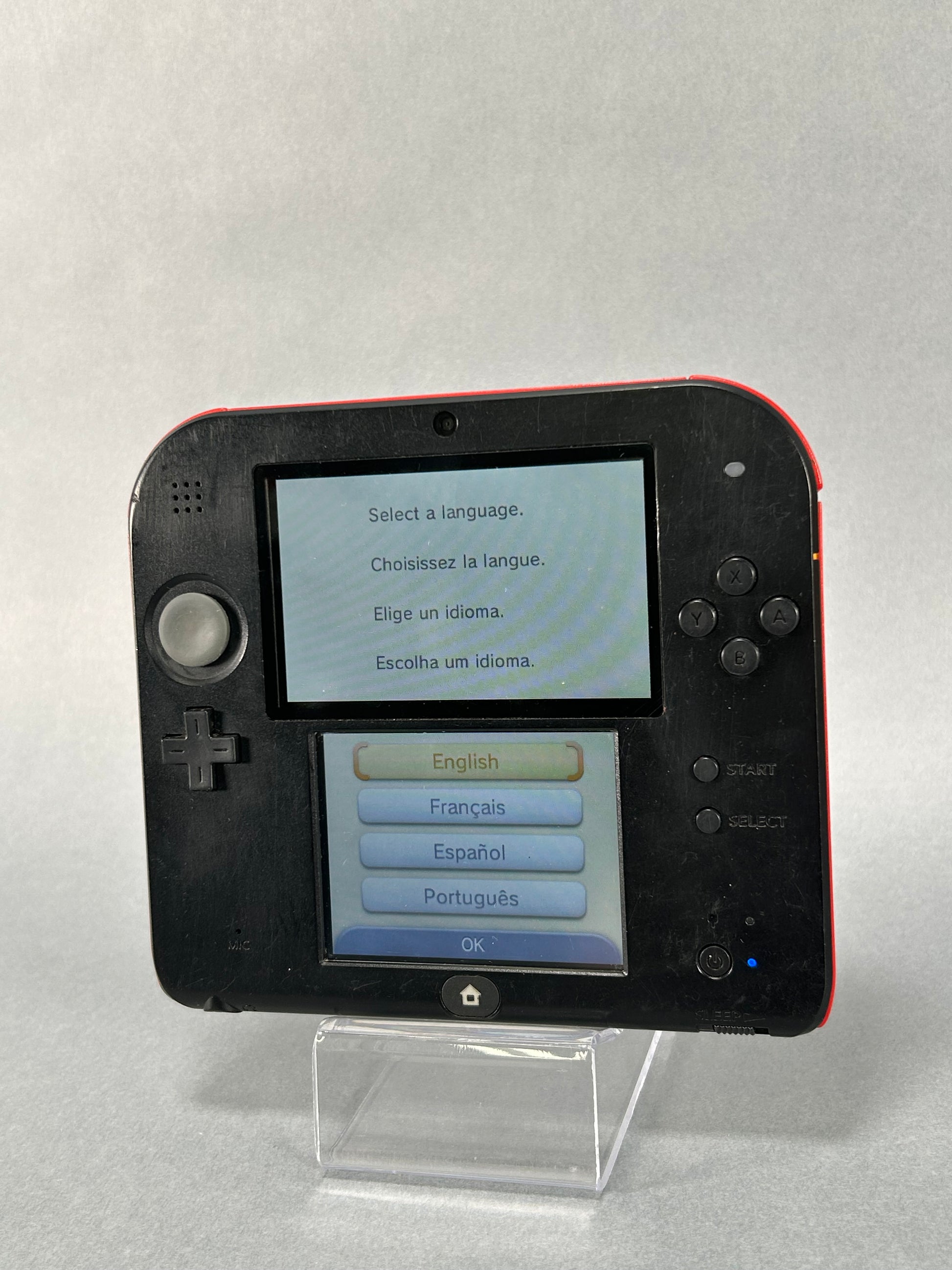 Nintendo 2DS WAP-002 W/Charger - Black
