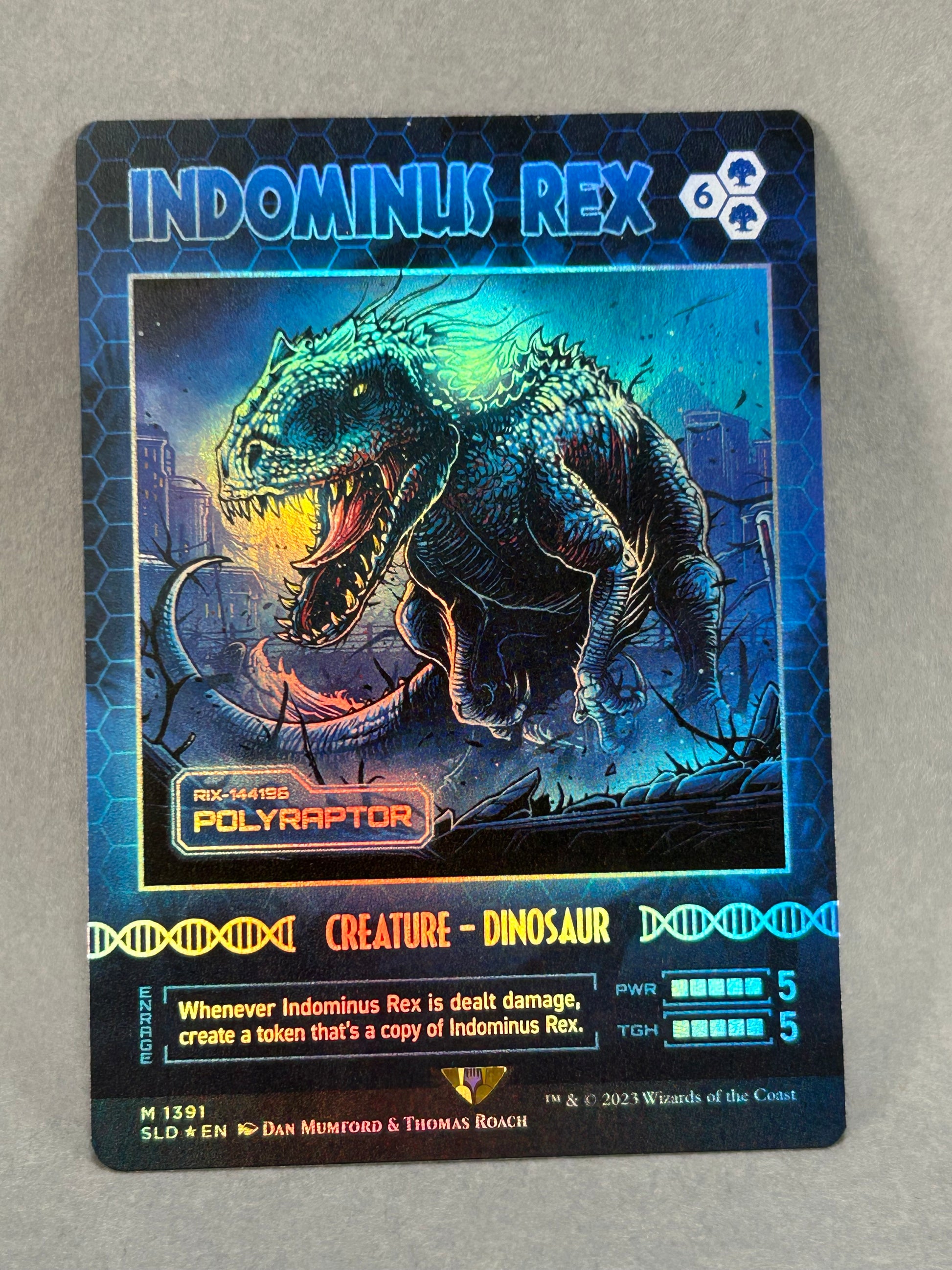 MTG Indominus Rex (Foil) | Jurassic World Collection | Magic: The Gathering #1391