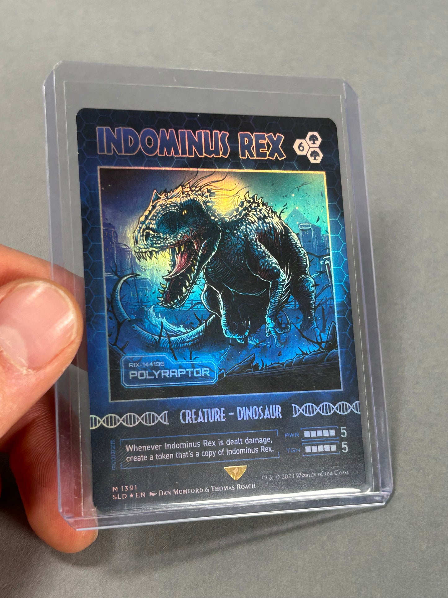 MTG Indominus Rex (Foil) | Jurassic World Collection | Magic: The Gathering #1391