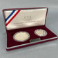United States Mint 1992 Olympic Silver Coins (2)