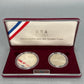 United States Mint 1992 Olympic Silver Coins (2)