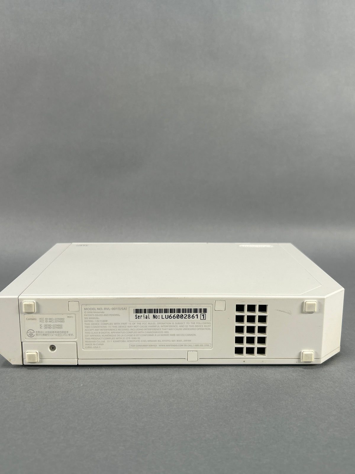 Nintendo Wii Console RVL-001