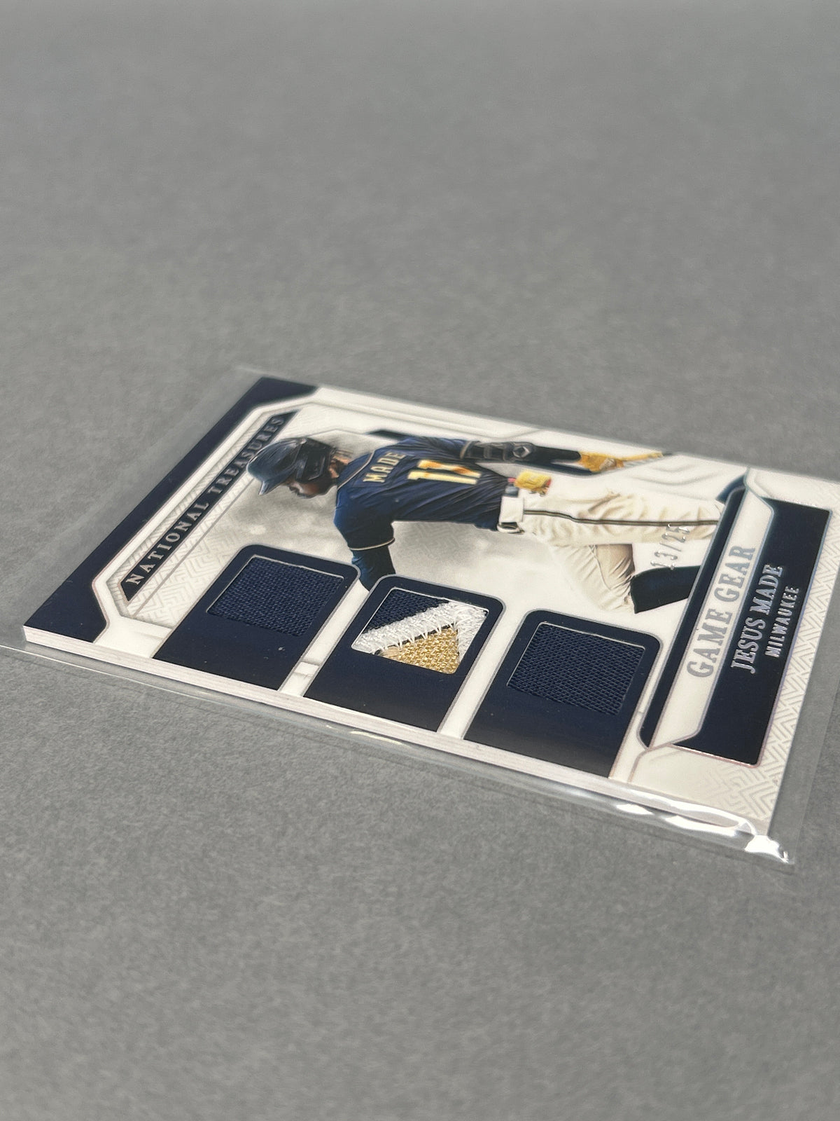 2025 Panini Jesus Made Game Gear 13/25 Triple Patch Card