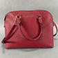 Michael Kors Cindy Saffiano Satchel Bag - Red