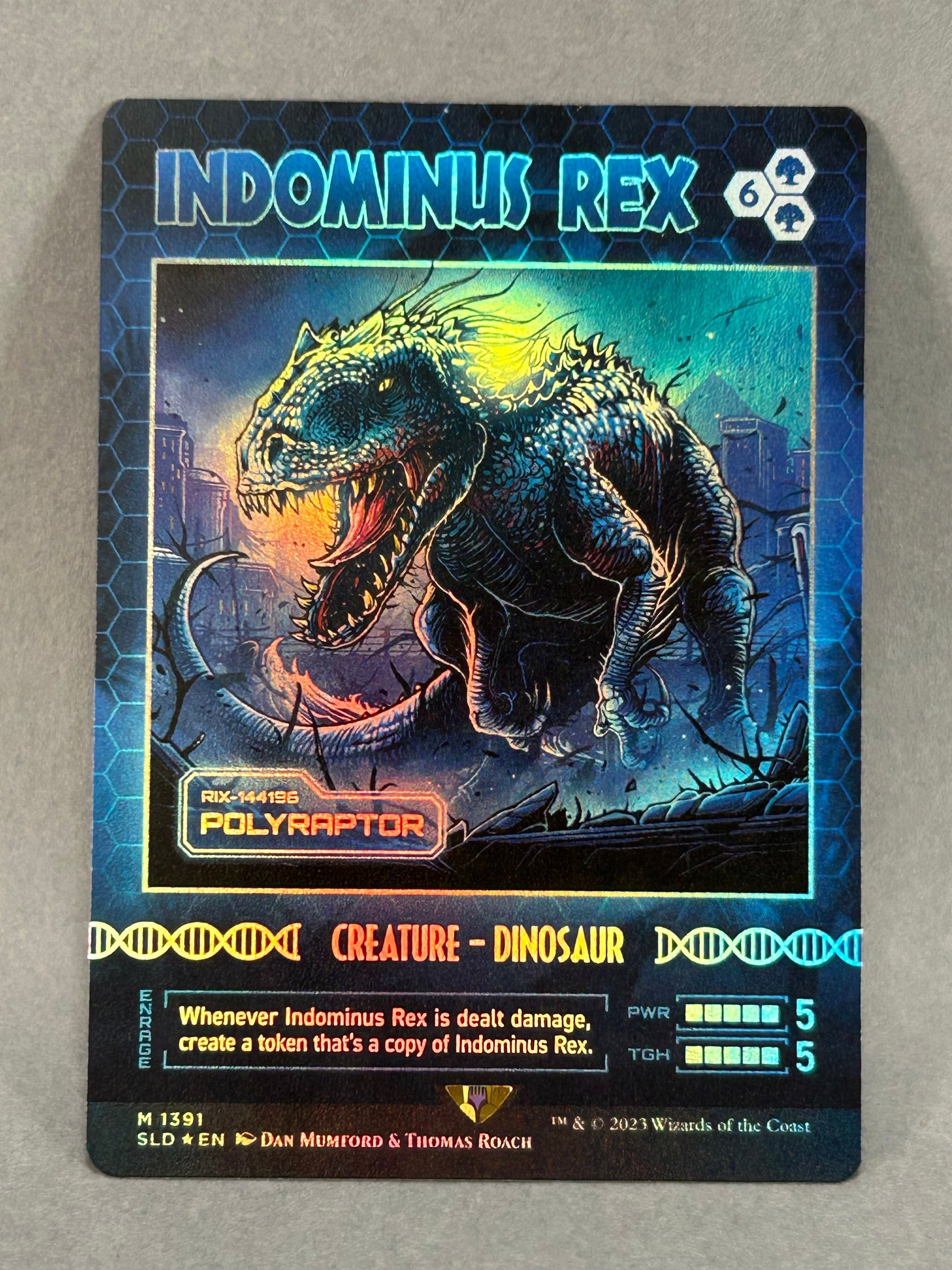 MTG Indominus Rex (Foil) | Jurassic World Collection | Magic: The Gathering #1391